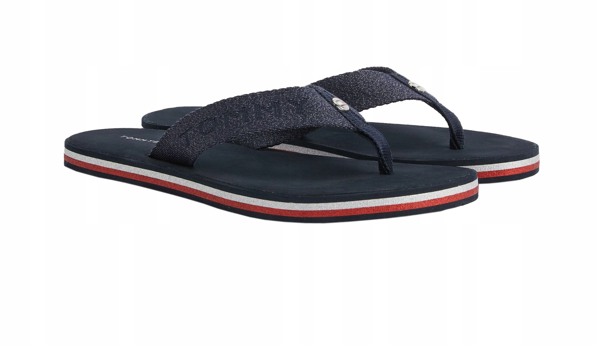 

Tommy Hilfiger Damskie Japonki Glitter Navy r. 39