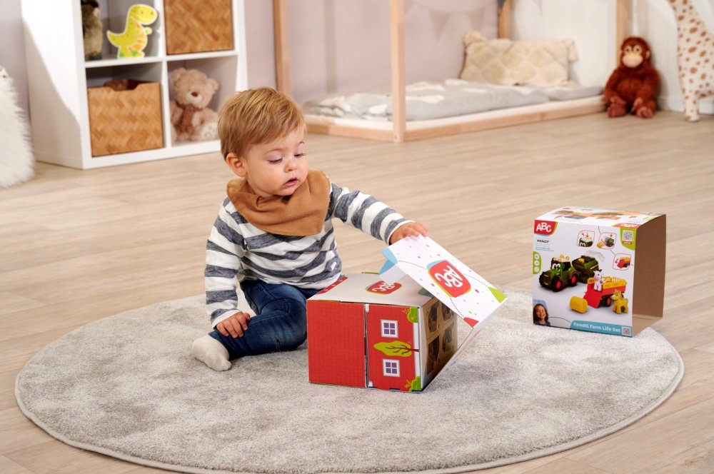 Zestaw Farmera Traktor Fendt farma Św/Dźw Dickie Model Fendt