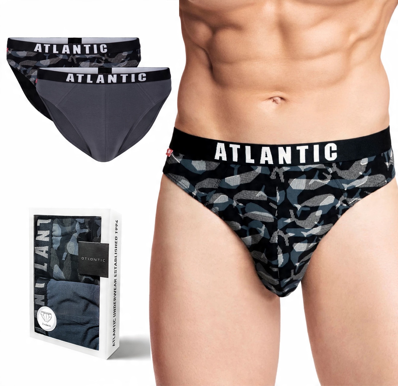 

Atlantic 2MP-1559 slipy męskie 2-pak - XXL