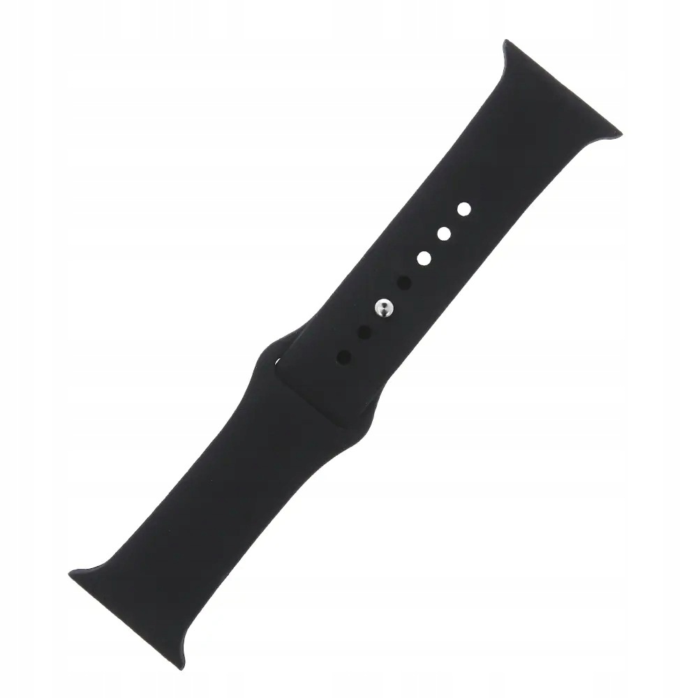 Pasek silikonowy S M do Apple Watch 38 40 41mm czarny Tfo