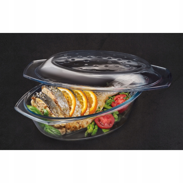 Naczynie żaroodporne 2,9L z pokrywą Termisil Grill&Drop EAN (GTIN) 5901423000125