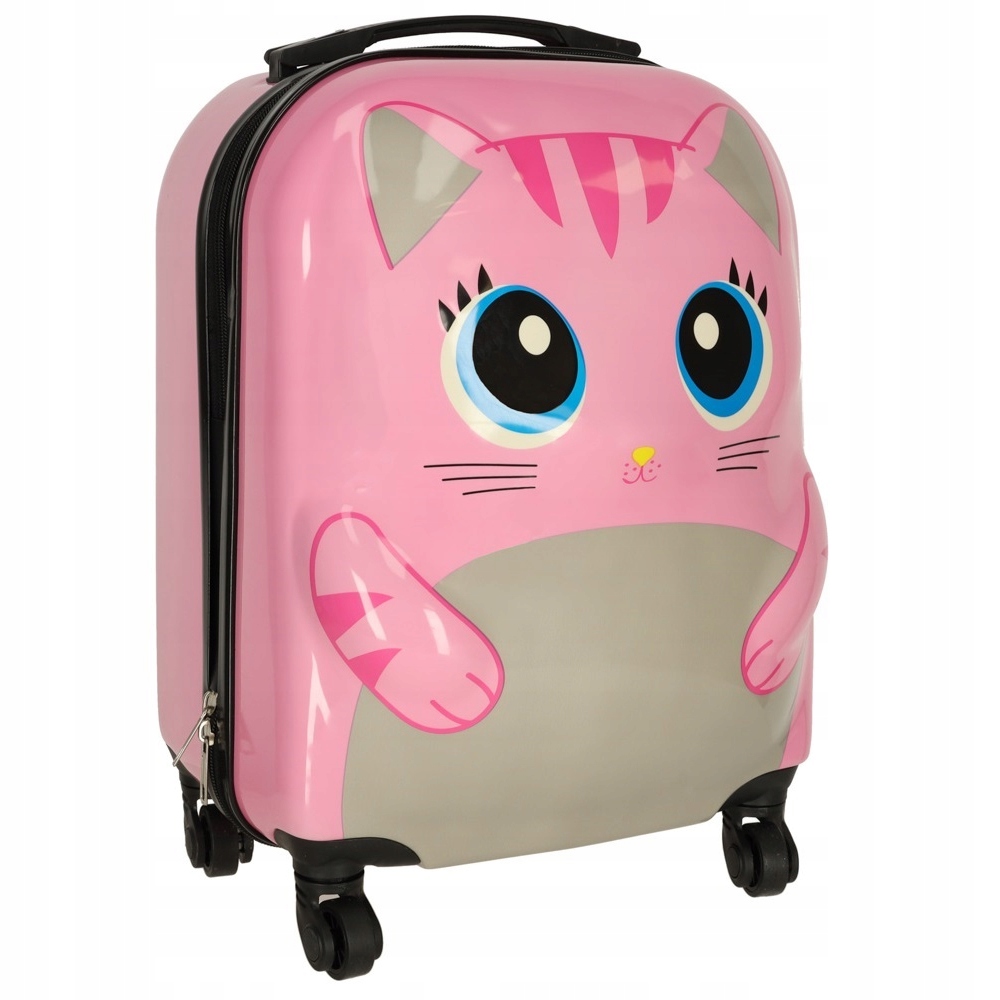 Walizka Dziecięca Na Kółkach Podróżna Mała Różowa Dla Dziewczynki