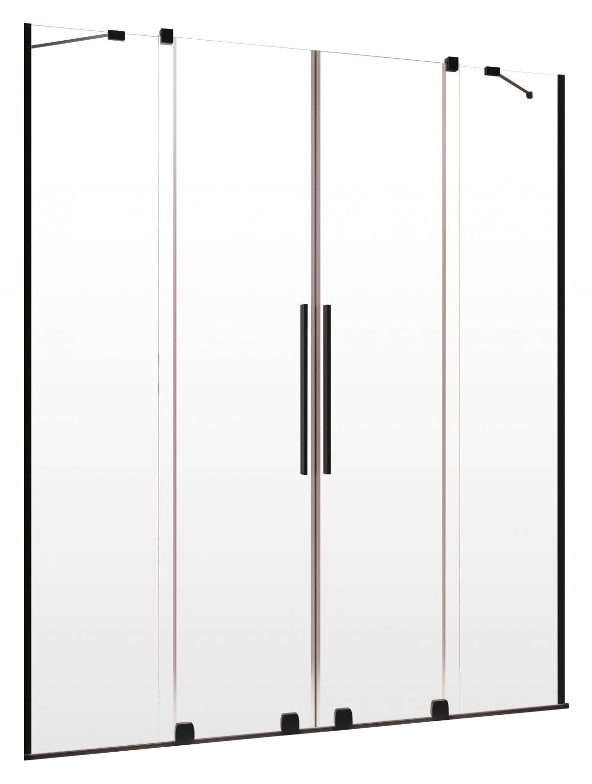 Drzwi prysznicowe do wnęki przesuwne 130 cm mirror Wysokość produktu 200 cm