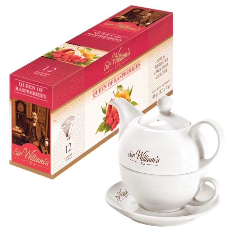 Sir William's Queen of Raspberries 12x4g i dzbanek Duo
