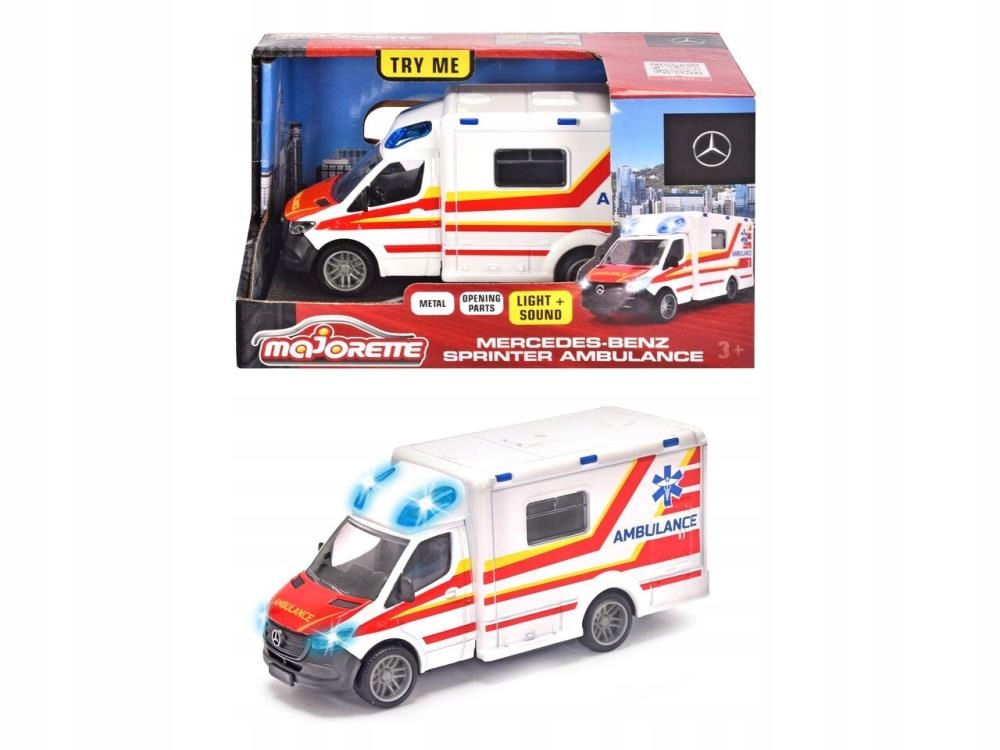 

Majorette Ambulans Grand Mercedes Benz 3712001