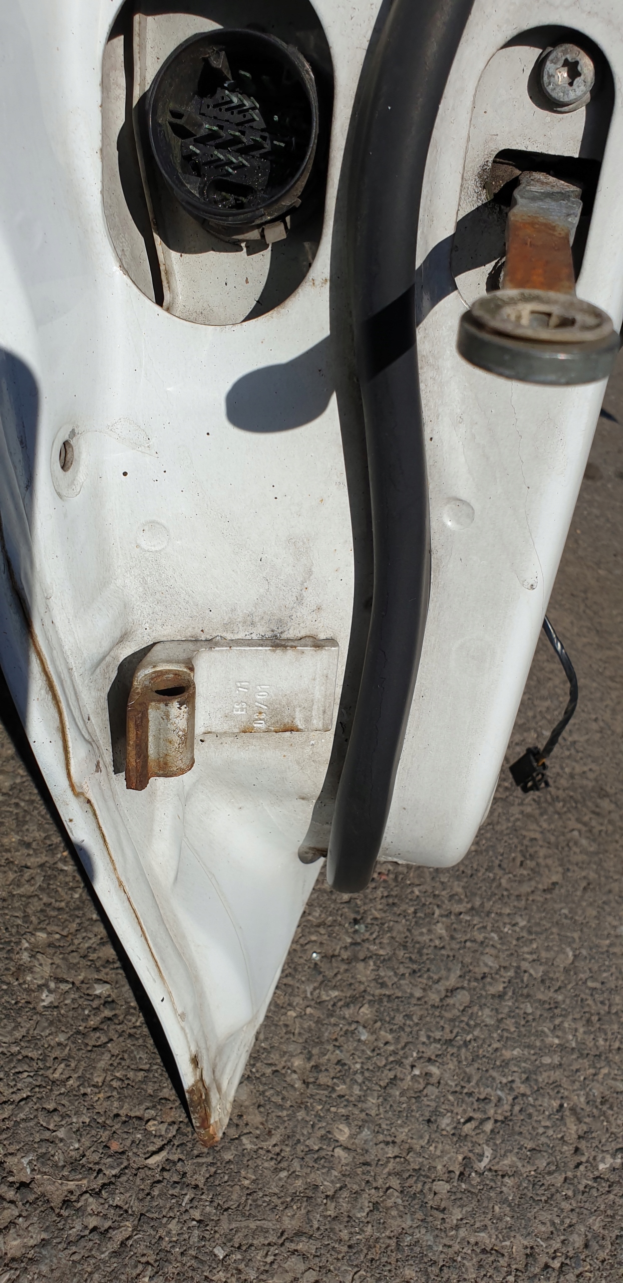 door right front OPEL OMEGA B BIALE