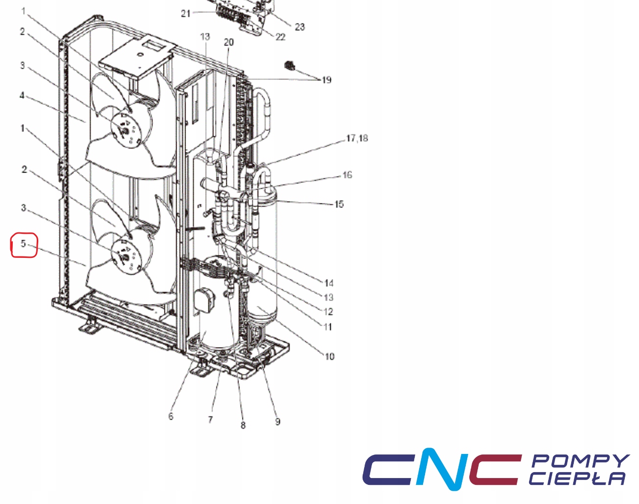281013 S70E21408 Heat Exchanger Výmenník Tepla Mitsubishi