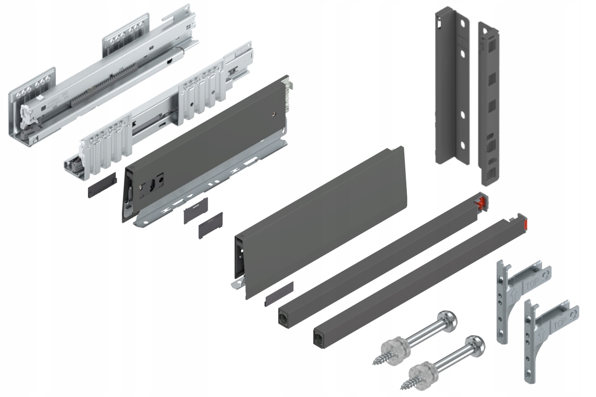 Blum Zásuvka Merivobox 350 Vysoká E Blm Antr 40 kg