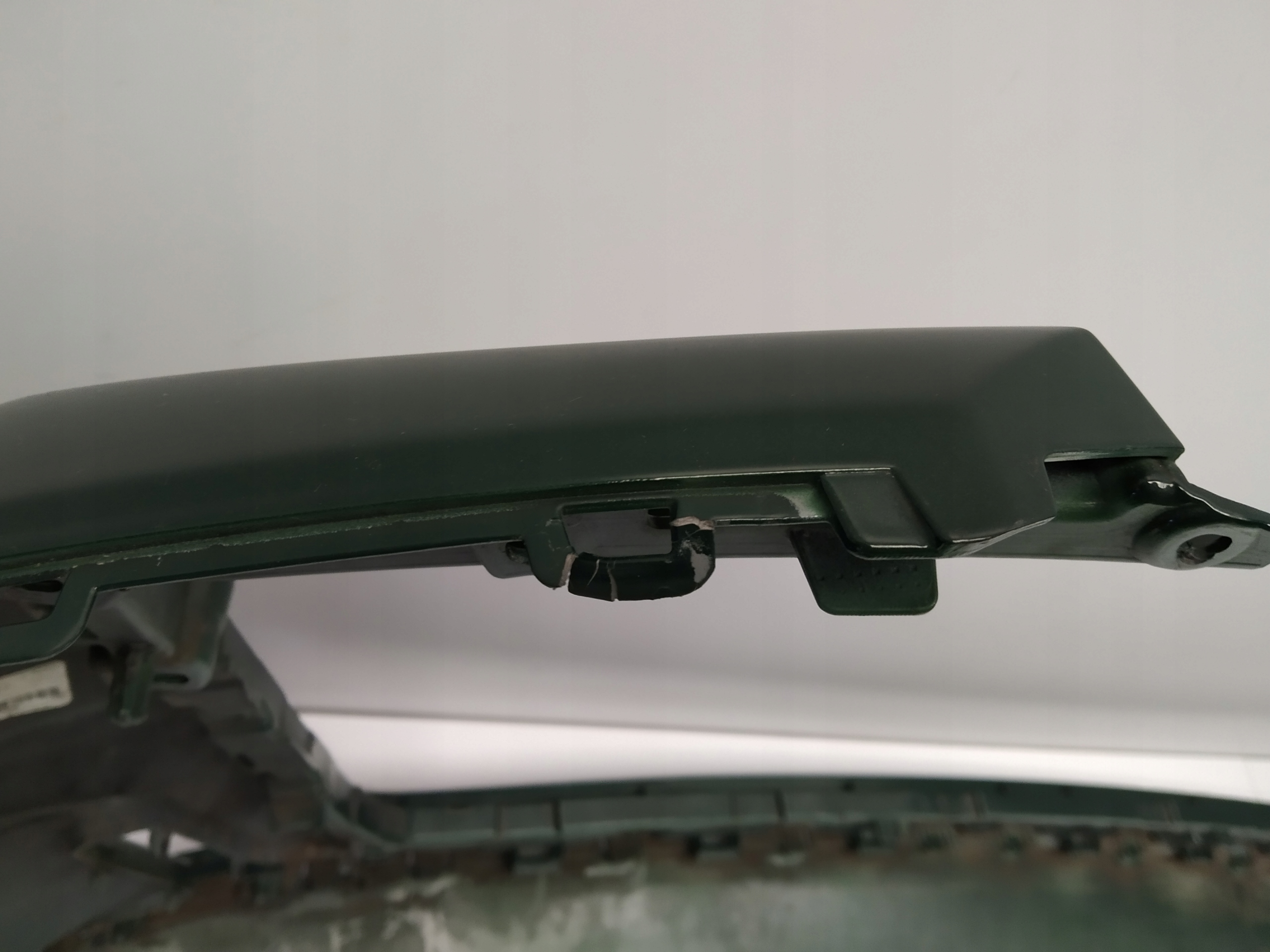 18- Audi A6 C8 S6 S Line bumper front green 4K0 below listwe before lift
