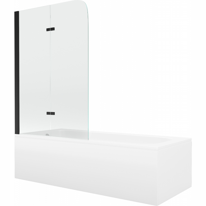 Mexen Vega obdélníková vana 150 x 70 cm s zástěna