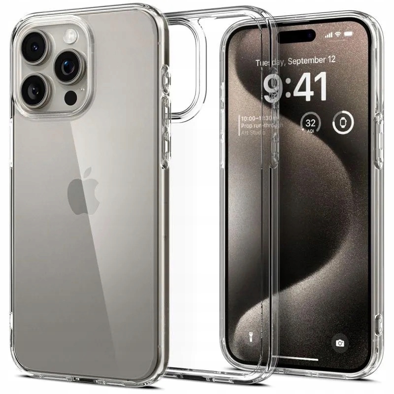 ETUI DO IPHONE 15 PRO GUMOWE OBUDOWA CASE SILIKON SLIM POKROWIEC CLEAR VIEW Marka Hello Case