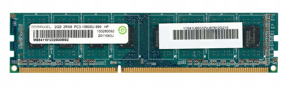 Ramaxel 2GB DDR3 1333MHz PC3-10600U Non-ecc