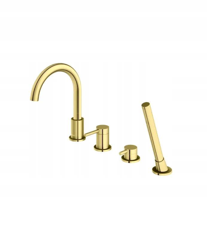 Stojanková Vaňová Batéria Zlatá Kohman Axel Moderná Kúpeľňa Lesk