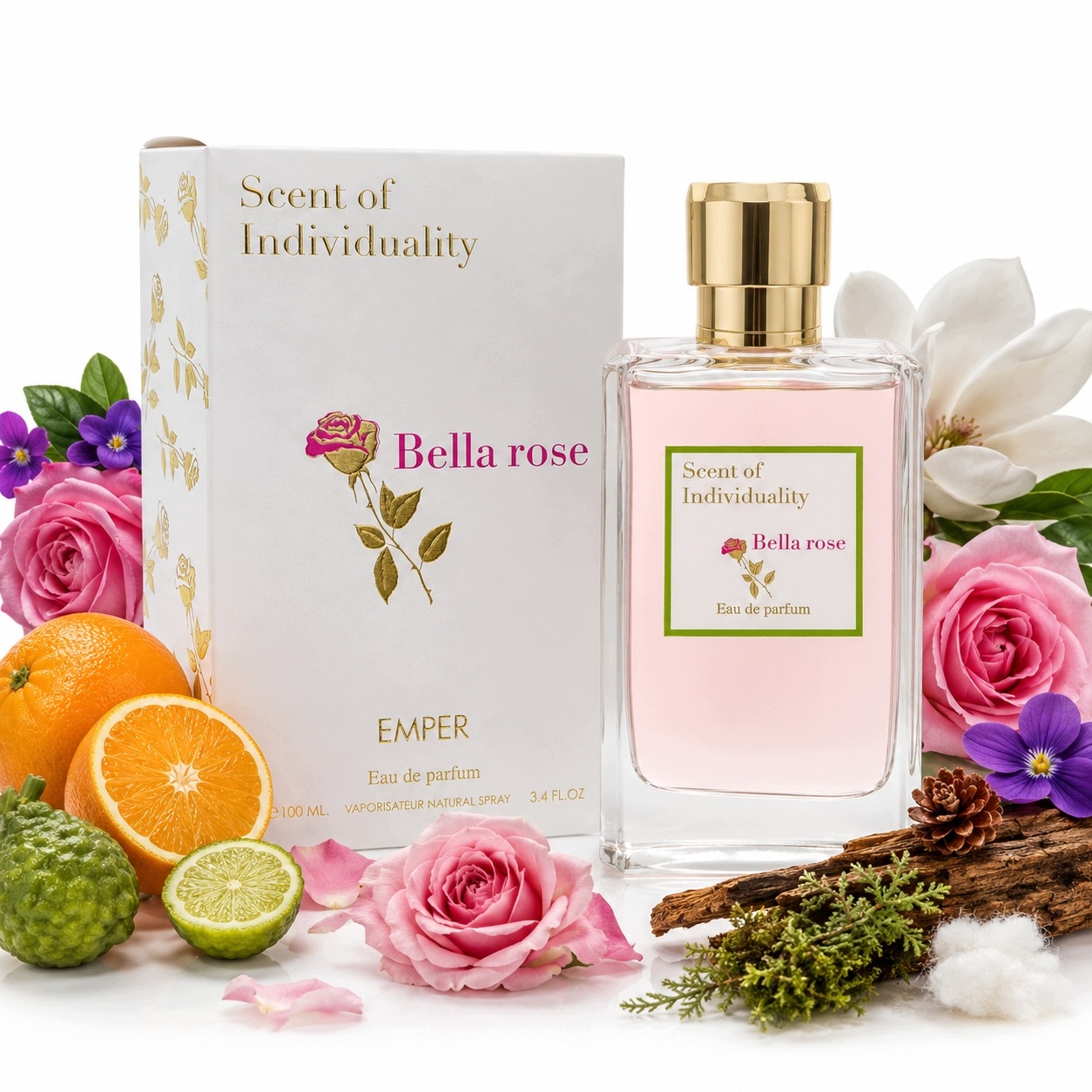 Oryginalne Perfumy Arabskie Emper Bella Rose Edp+gratis!