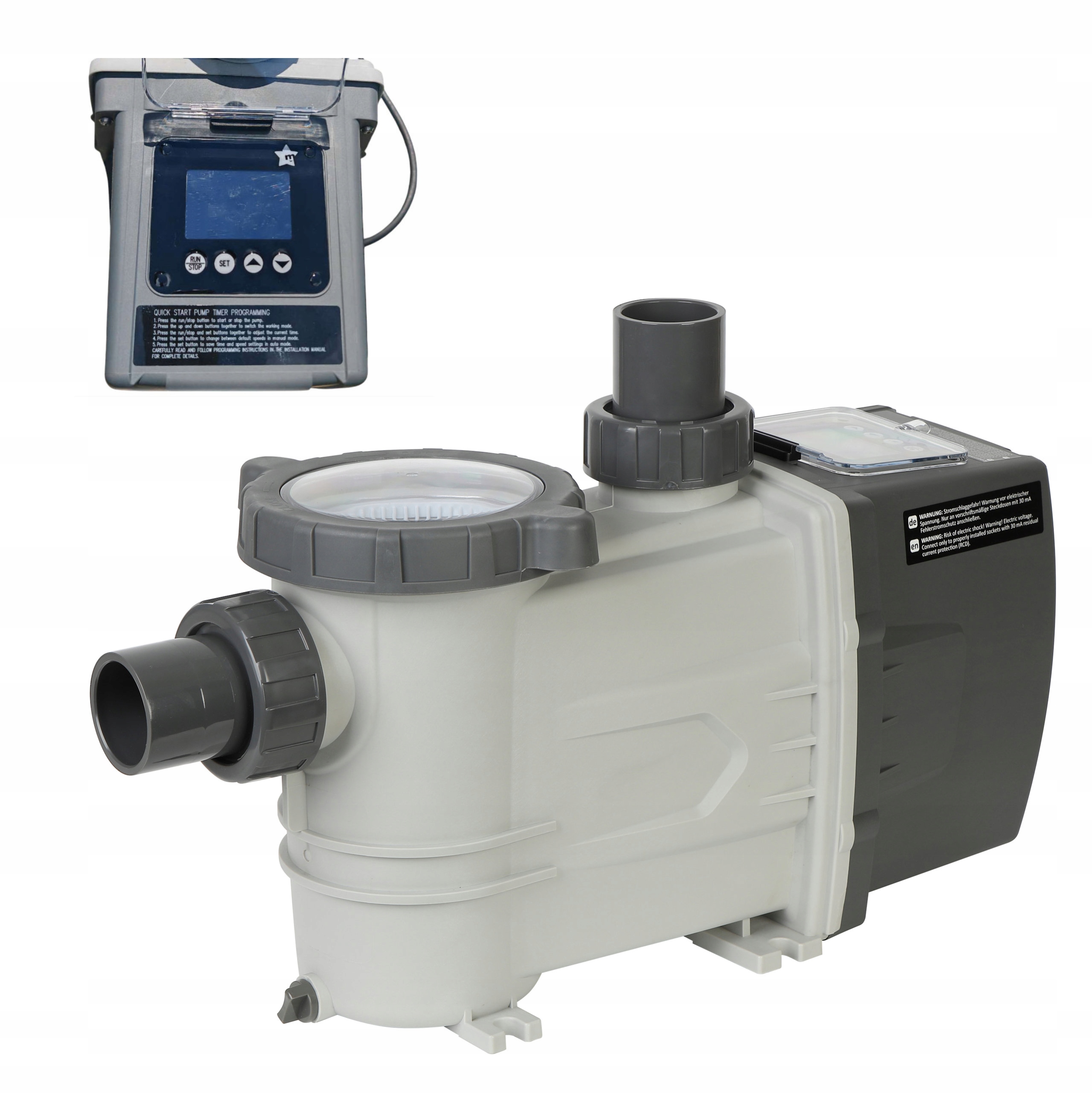 Cirkulačná Pumpa Do Bazéna 20000 l/h Invertorová Samonasávacia 750 W Časovač