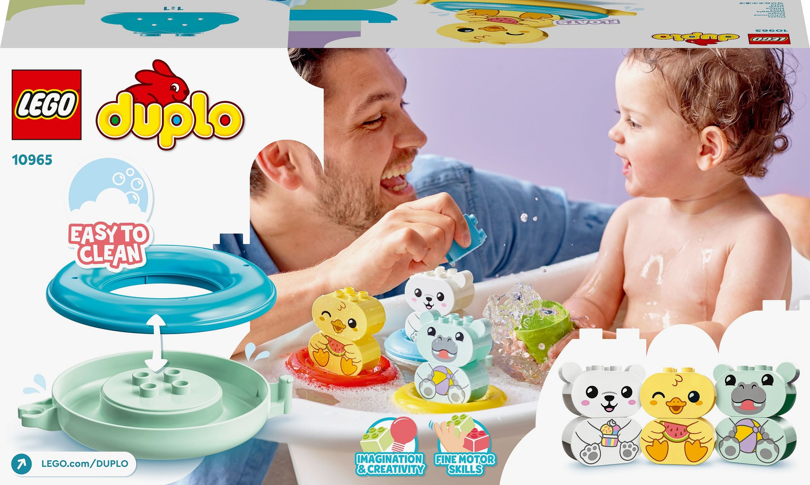 

Lego Duplo Zabawa w kąpieli:pływający pociąg 10965