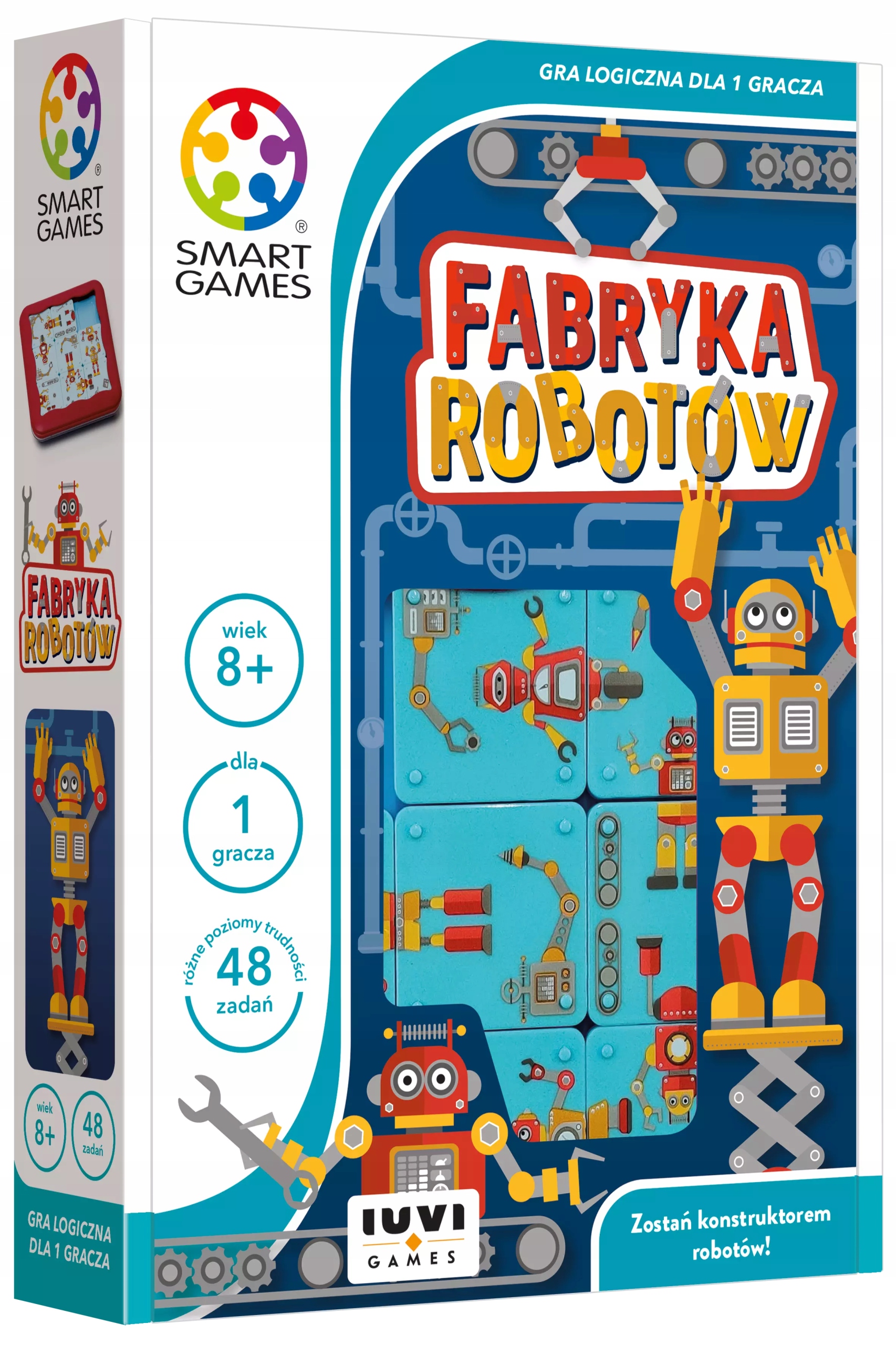 Fabryka Robotów Gra Logiczna Dla Dzieci Smart Games Układanka Edukacyjna