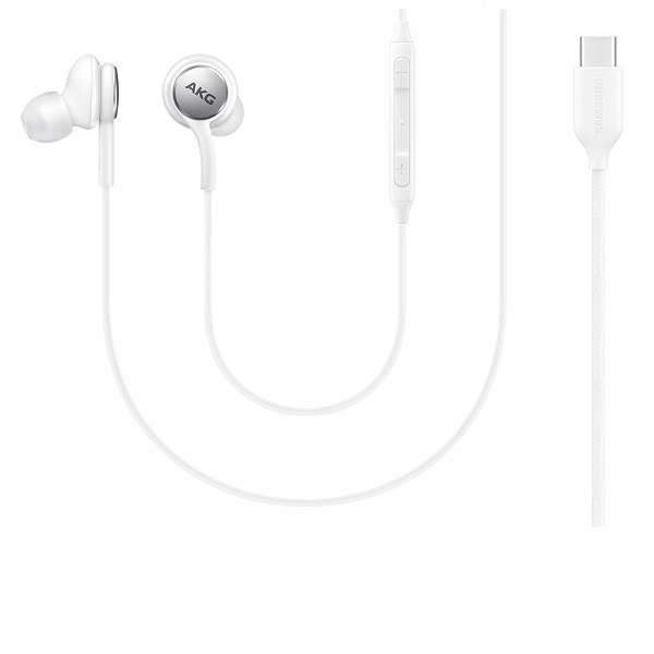 Stereo sada Samsung EO-IC100BW Akg bílá/bílá Usb-c