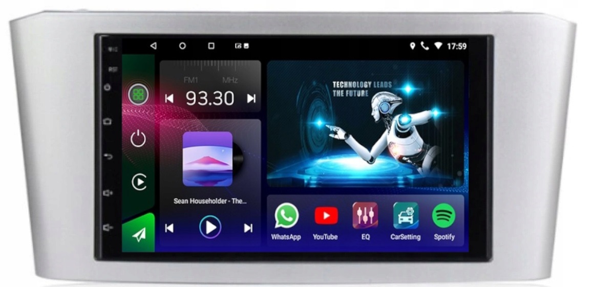 Autorádio S Gps Navigací Android Toyota Avensis T25 2002-2008 Usb Wifi 2GB 64GB