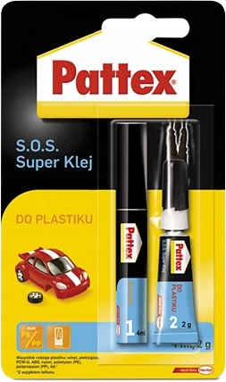 

Klej Pattex S.o.s. Klej do plastiku 2g+4ml