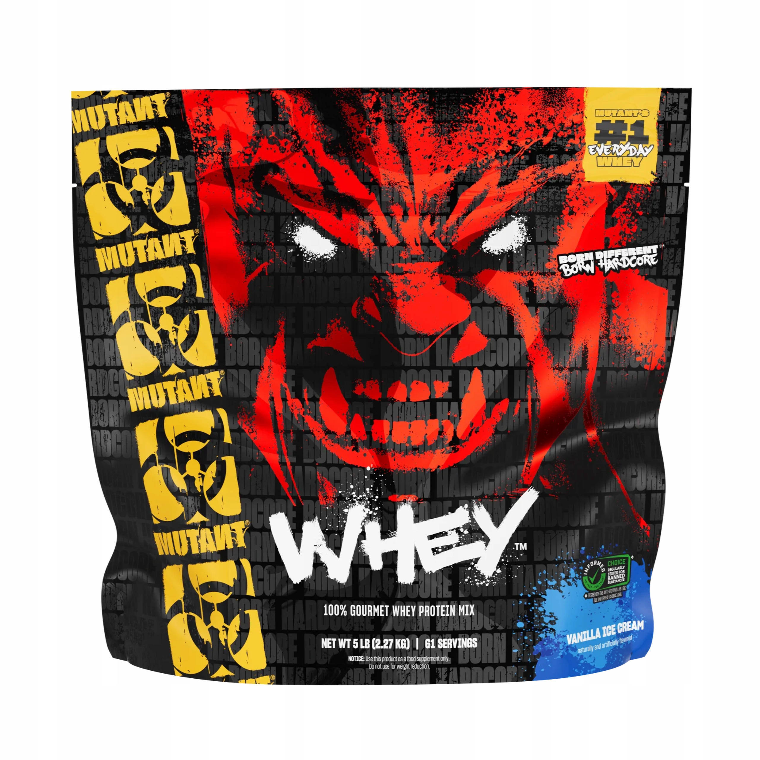 Protein Mutant Whey 2270 g Vanilka Izolát Hydrolyzát 61 porcí
