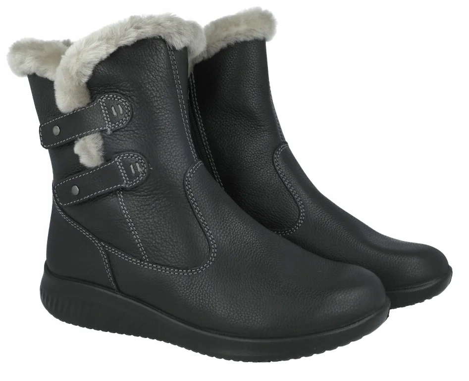 Dámské kozačky Jomos 857505 velikost K, vlněné, R36