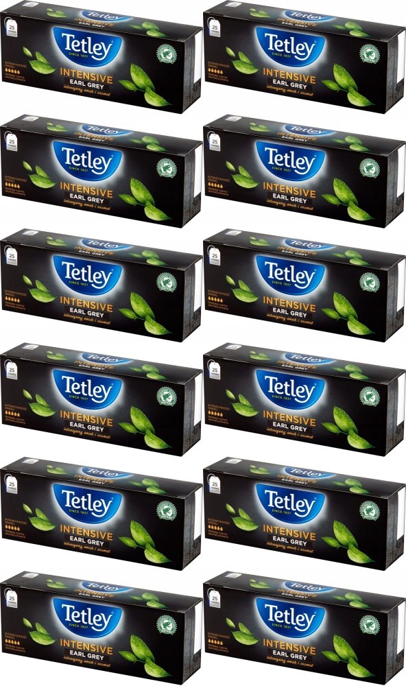 Tetley Intensive Earl Grey 25 torebek x12