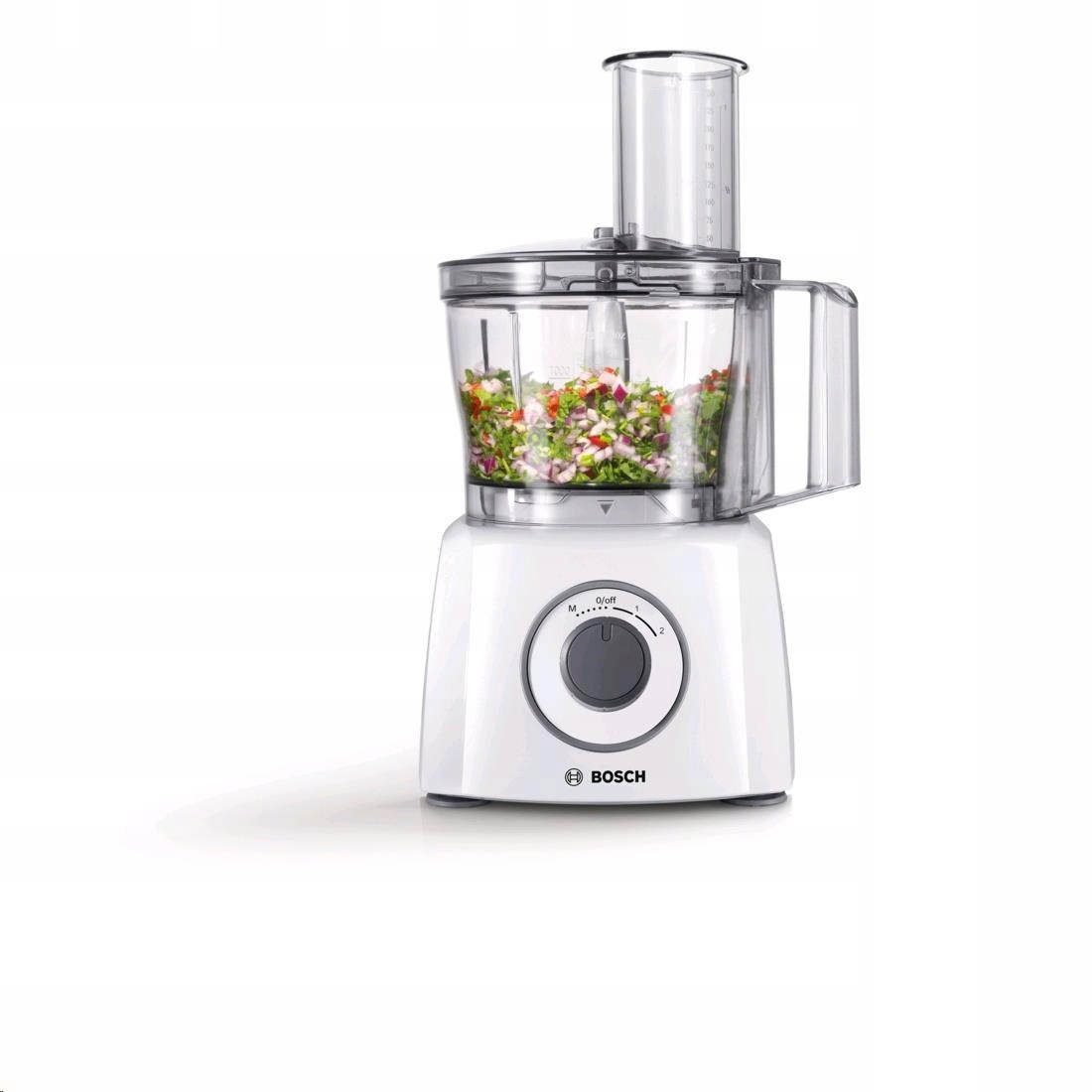 Bosch MCM 3200 W MultiTalent 3 bílá food processor, 800 W, 2.3 l mísa, …