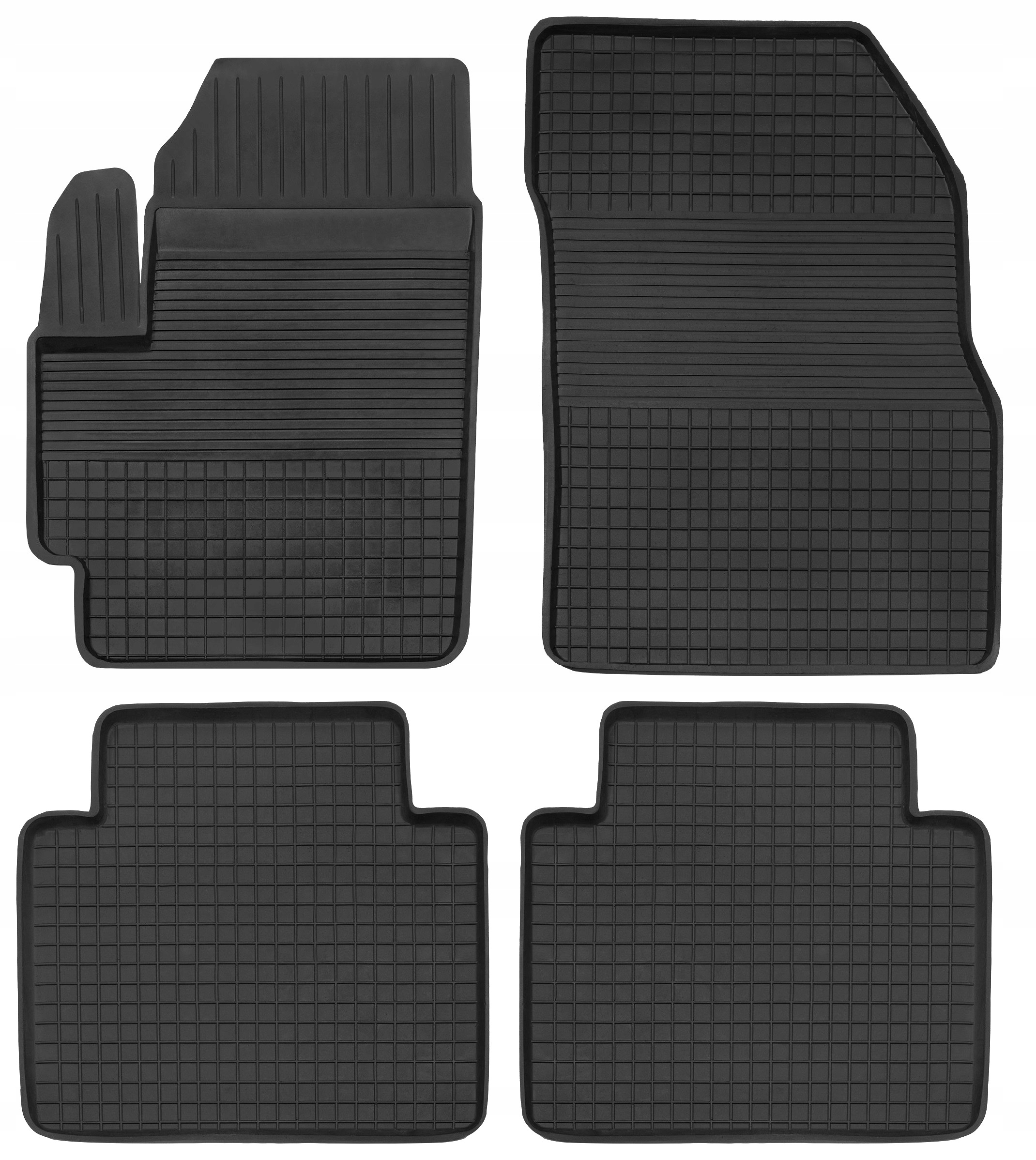 Dywaniki gumowe korytkowe 2 cm komplet do Suzuki SX4 S-cross od 2013-