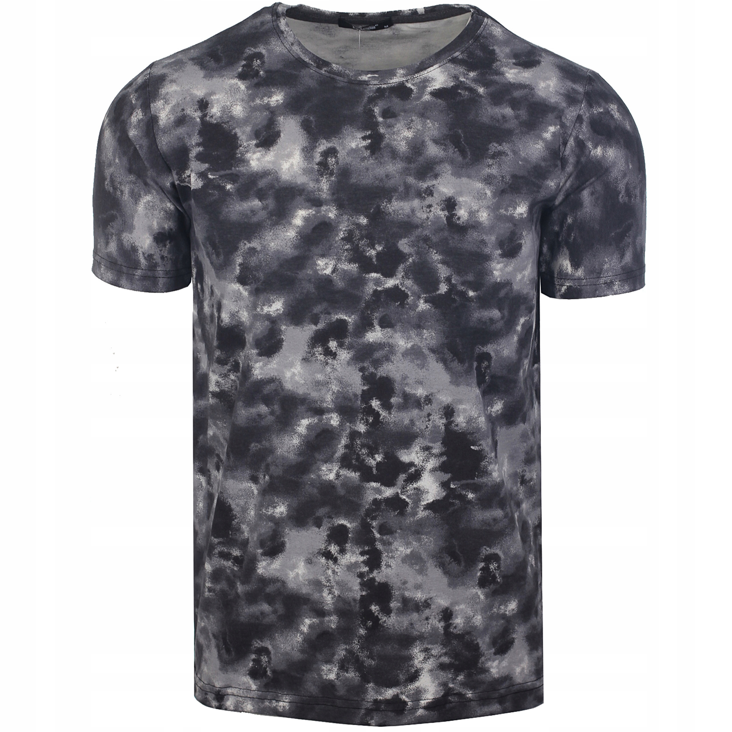 

T-shirt Męski Koszulka Nadruk Czarna TS2201_XL