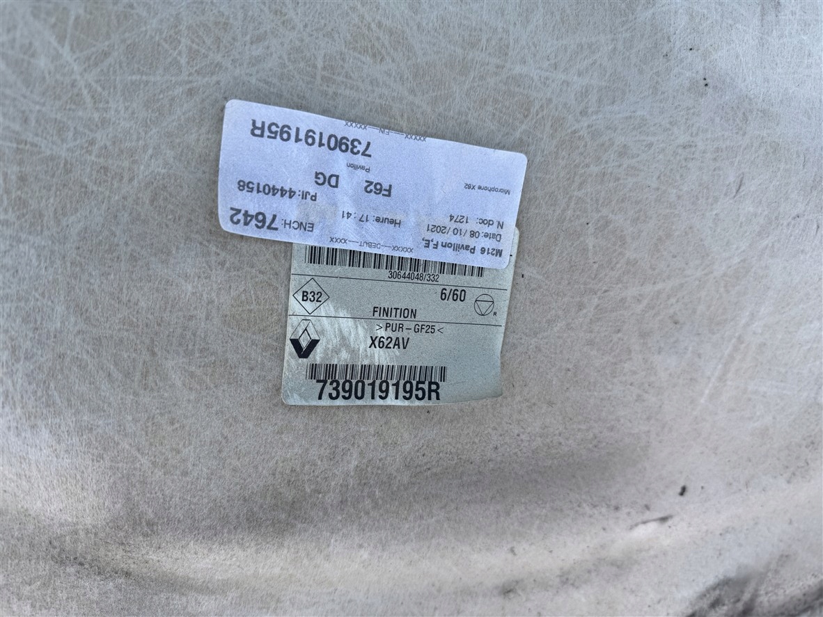 потолок renault MASTER III 3 IV 4 10-23R.