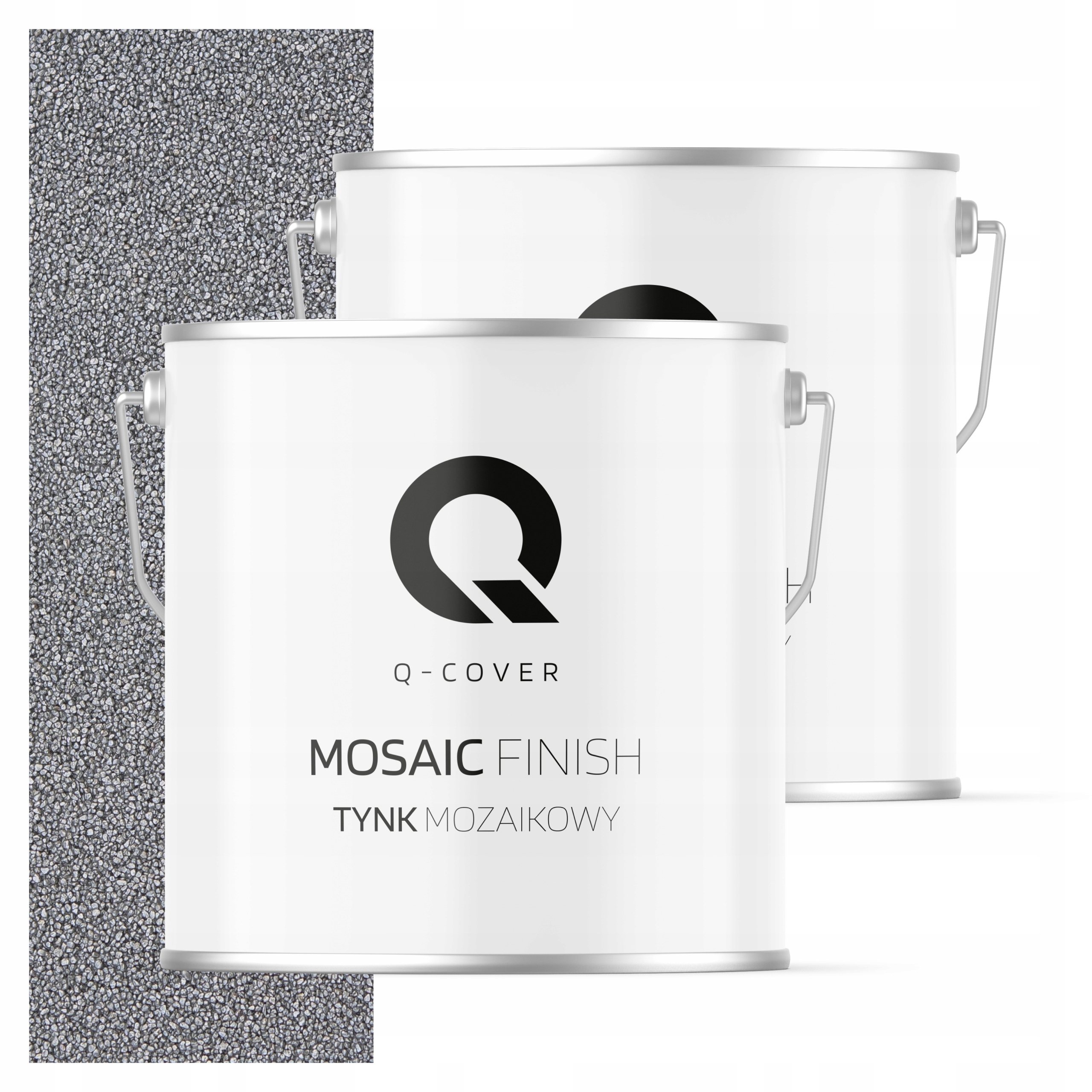 Mozaiková Omítka Mozaika 7KG Stříbrná M11 Ozdobná Pryskyřičná Fasáda Premium