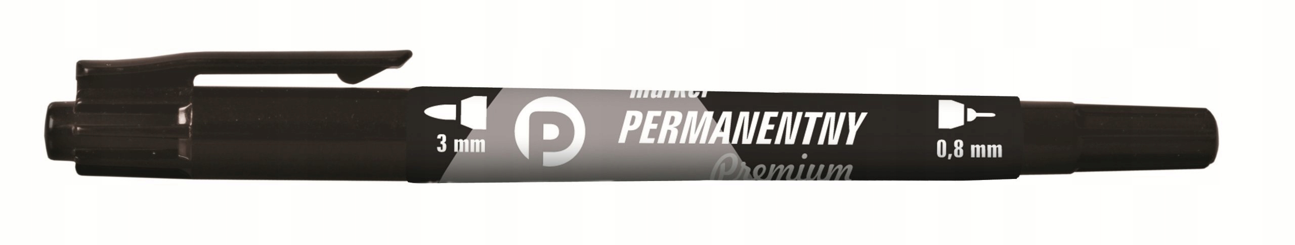 

Marker permanentny dwustronny czarny na CD DVD