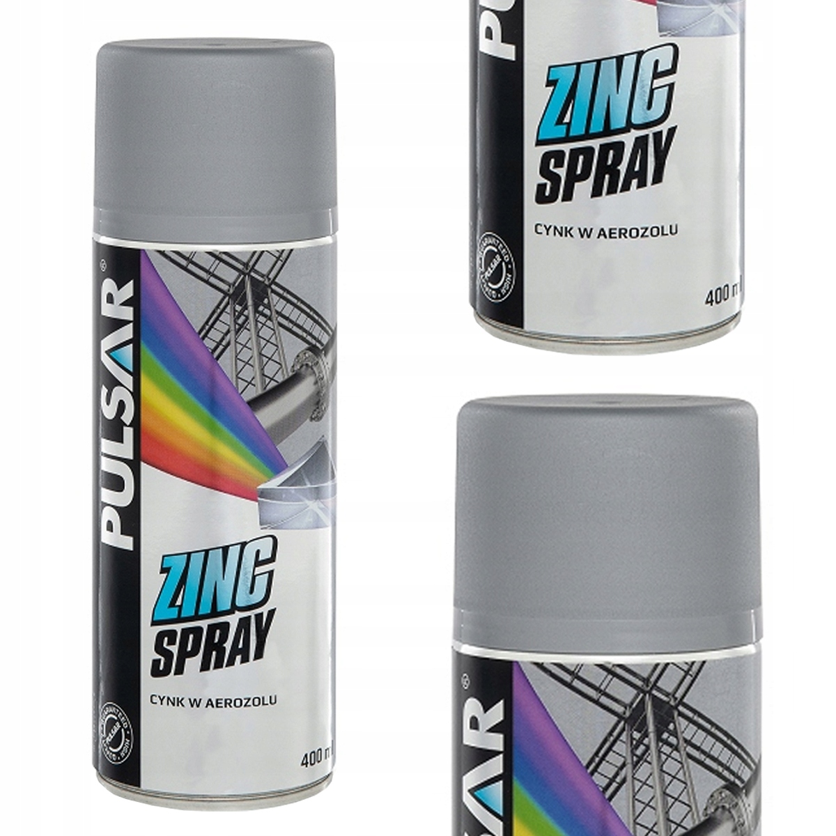 Cynk Spray Pulsar Ocynk Antykorozyjny Podkład Do Metalu 400 ml