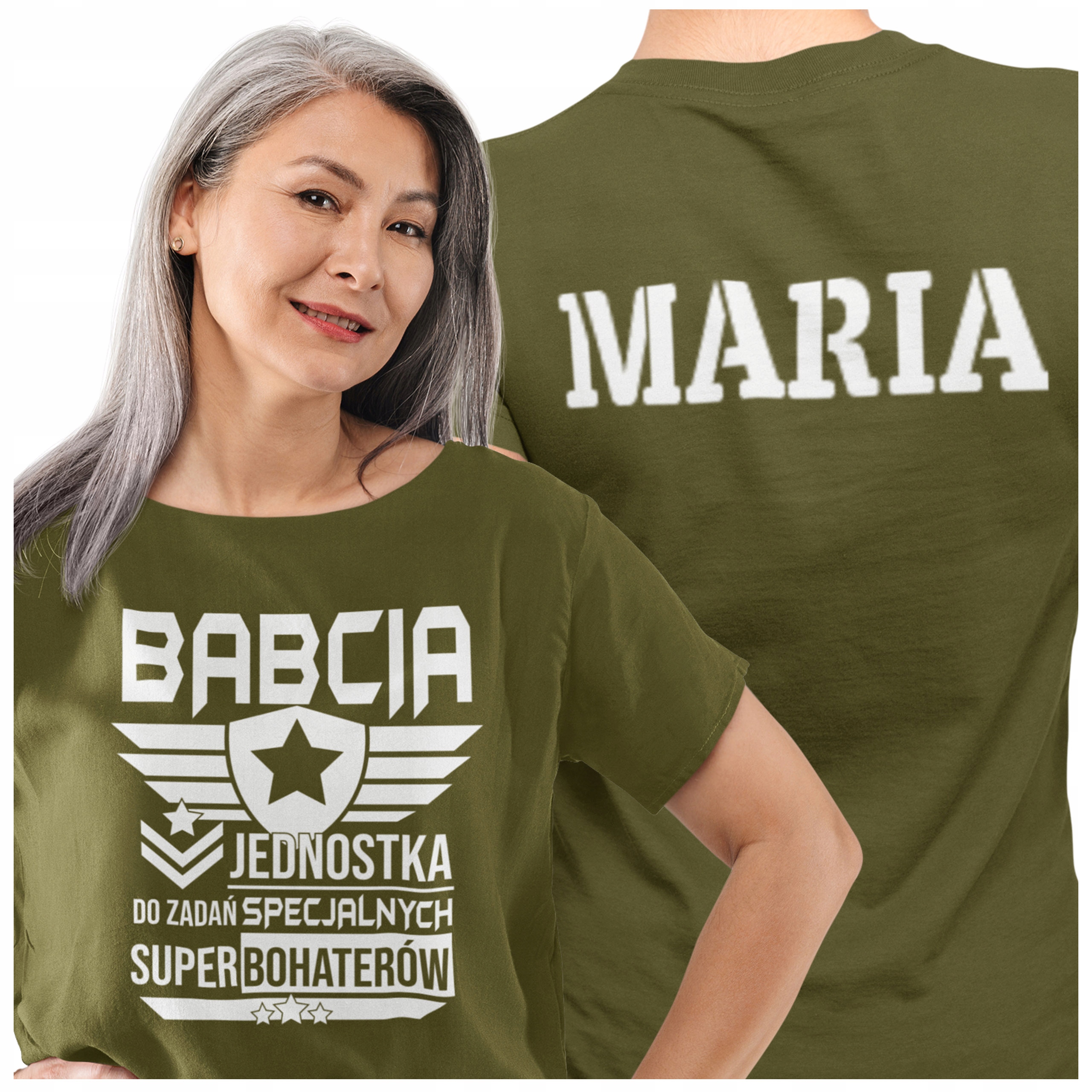 

Koszulka Dla Babci Z Imieniem Dzień Babci