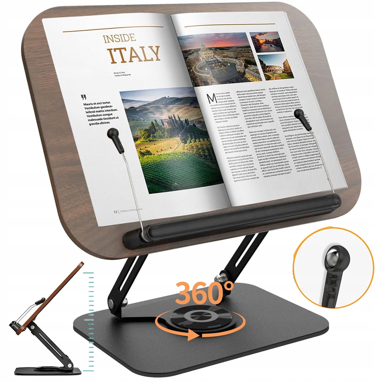 Podstavec Pod Tablet, Notebook, Kniha Na Čtení, Kompaktní Dřevěný