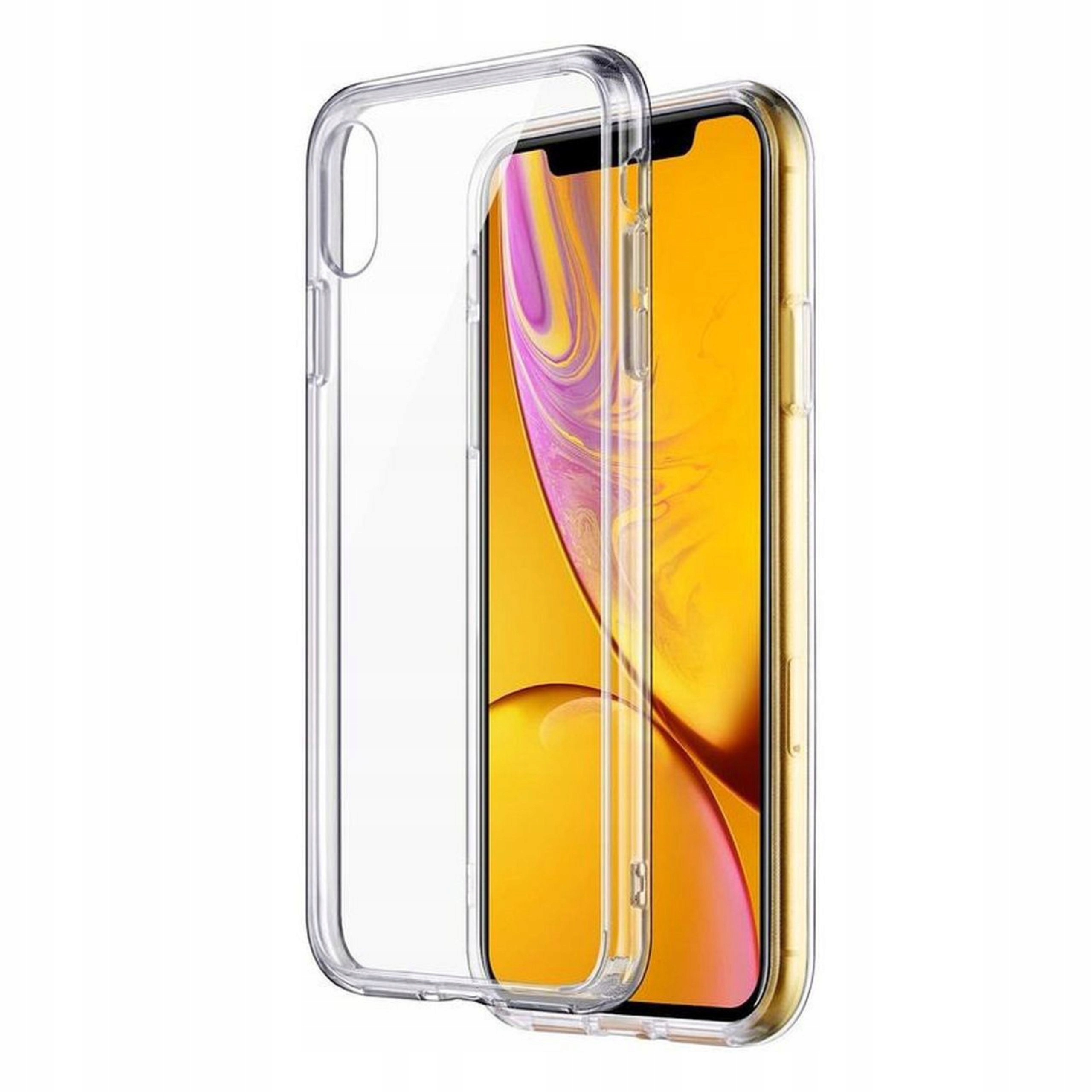 Etui do iPhone XR Przezroczyste Case + 2x SZKŁO Marka Inna