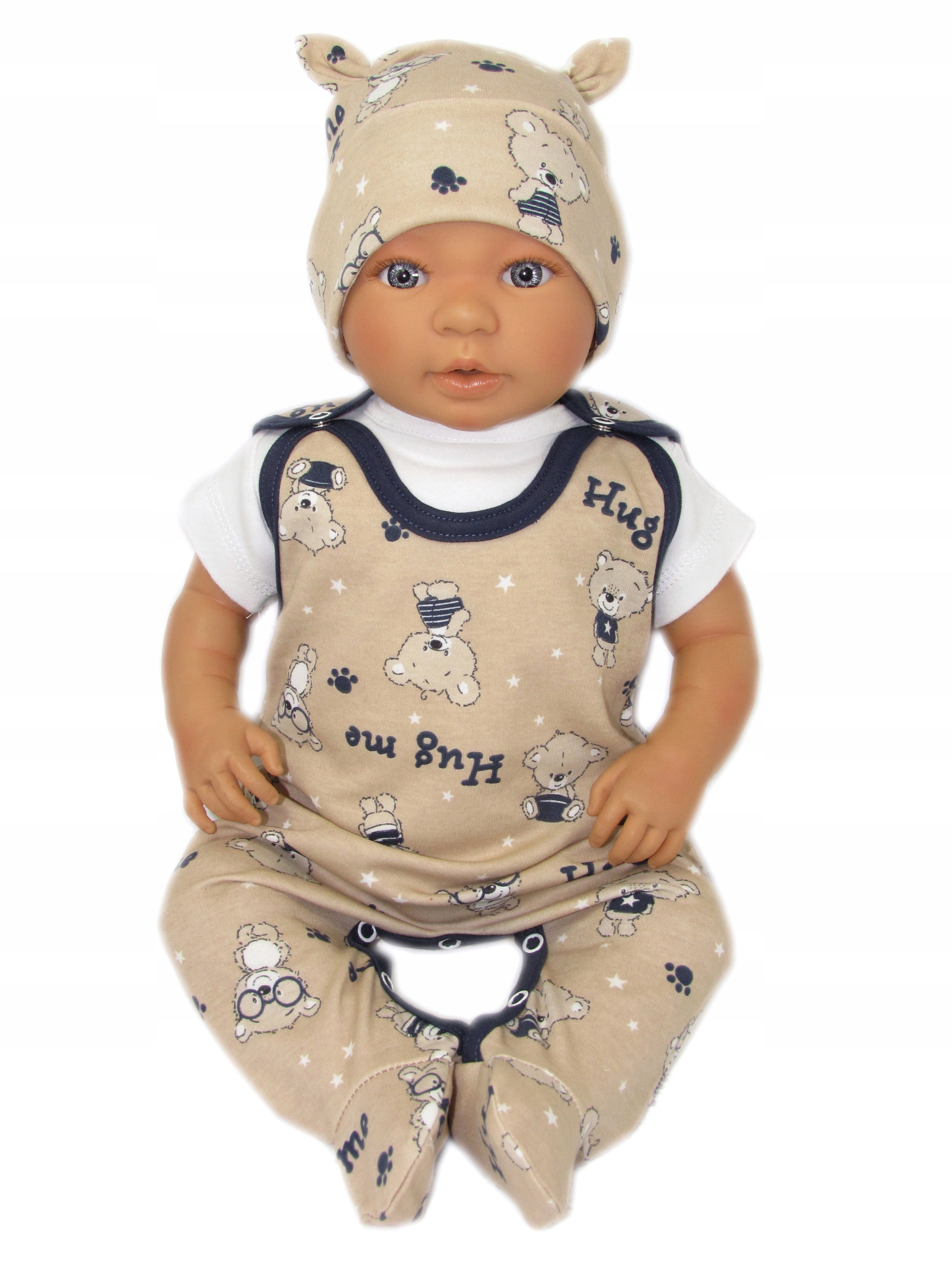 ŚPIOCHY NIEMOWLĘCE ŚPIOSZKI BAWEŁNIANE r.56 /7g/ Marka kaia-baby