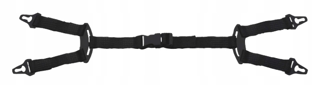 Pasek podbródkowy 4-PUNKTOWY DO KASKÓW ZIRCON QUARTZ DIAMONDV JUGALPHA Marka Delta Plus