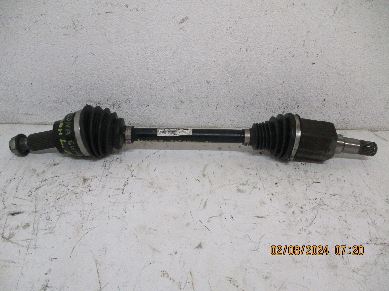 semi-axis left JAGUAR F PACE 2,0 HYBRYDA HK83-3N129-AC front