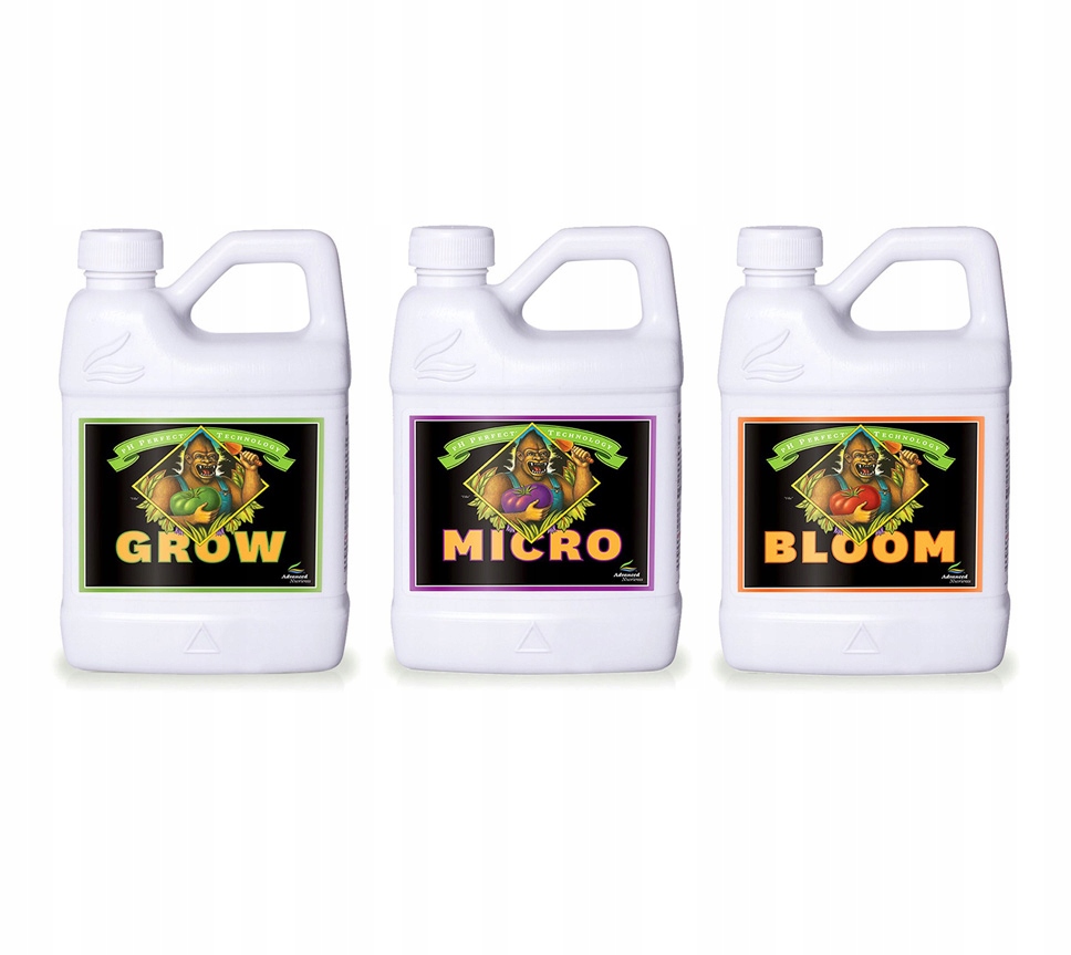 

Zestaw Micro Bloom Grow 3x0,5L- formuła pH perfect