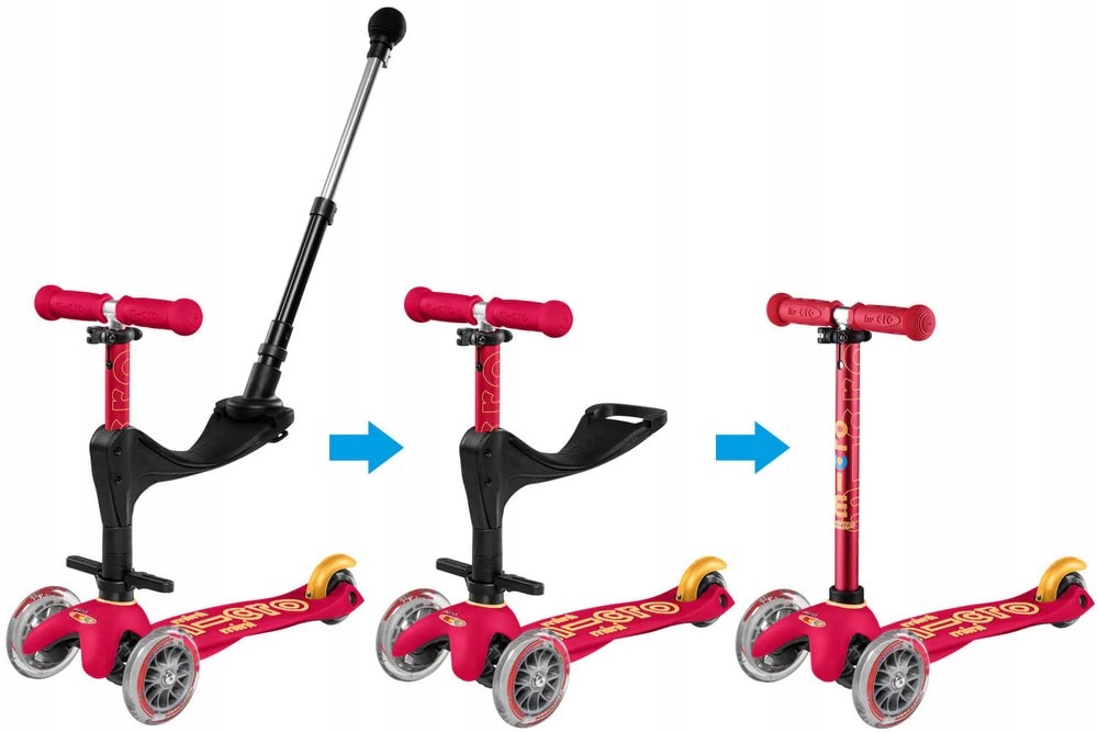 Hulajnoga jeździk Mini Micro Deluxe Plus Ruby Red Marka Micro