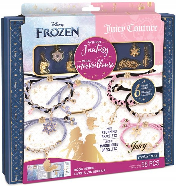 

Make It Real Zestaw Do Robienia Bransoletek Frozen