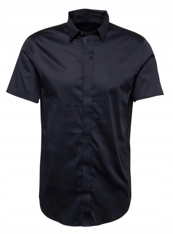 Pánská košile Armani Exchange Slim-Fit Stretch Cotton Navy vel.
