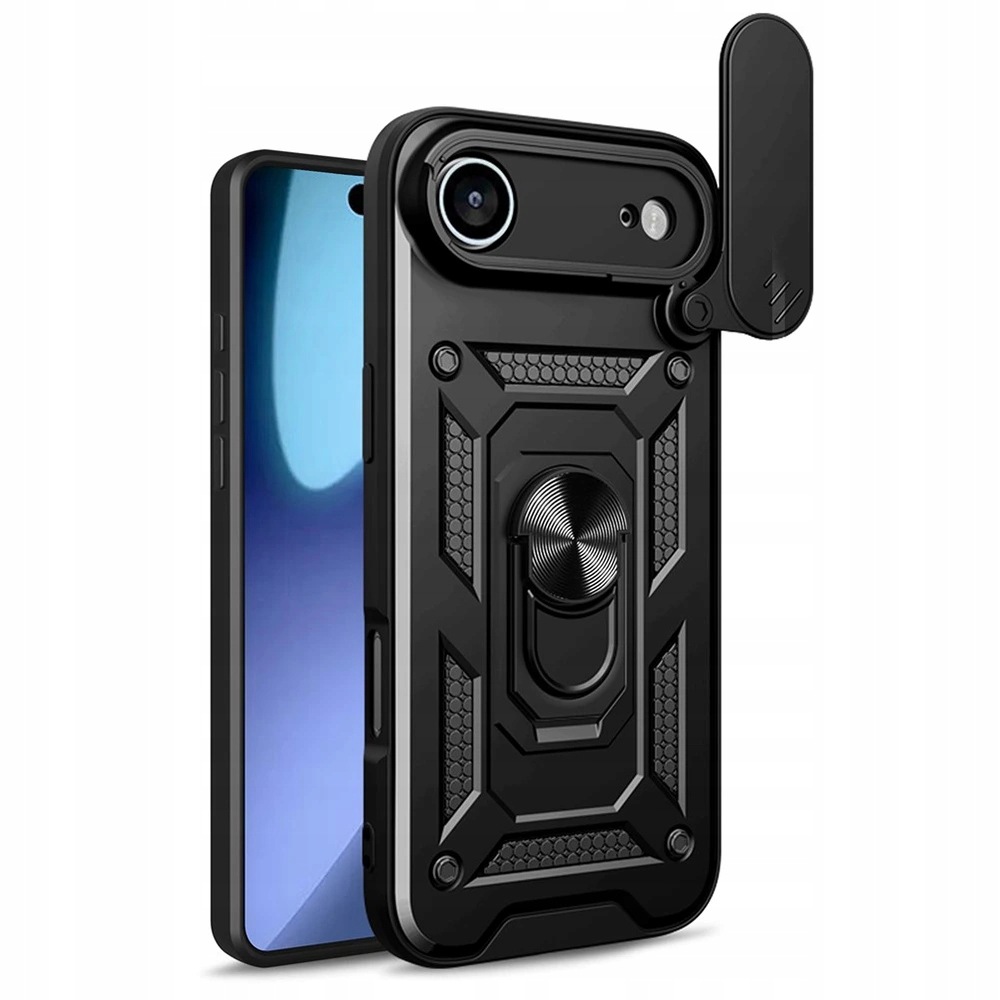 Techsuit – CamShield Series ochranný kryt na iPhone 17 Air – čierny