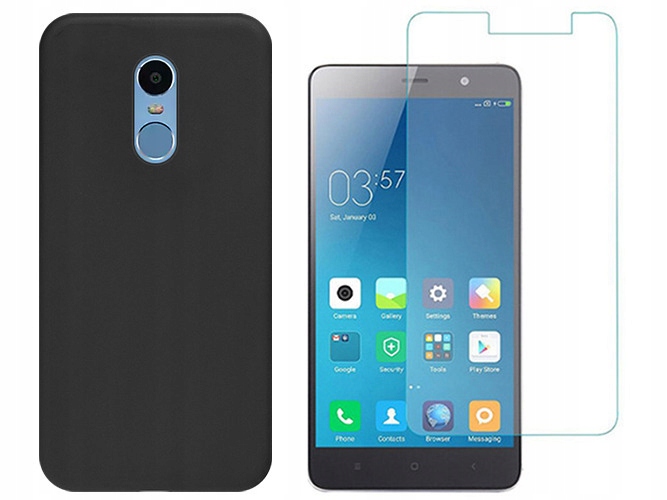 

Xiaomi Redmi Note 4 Etui Pokrowiec Velvet + Szkło