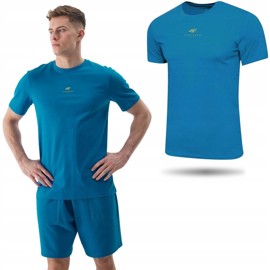 KOSZULKA MĘSKA 4F T-SHIRT PODKOSZULEK BLUZKA SPORTOWA NA CO DZIEŃ