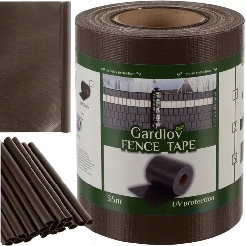 Stínící panelové pásy 19 cm x 35 m 450 g/m2 hnědá 23702