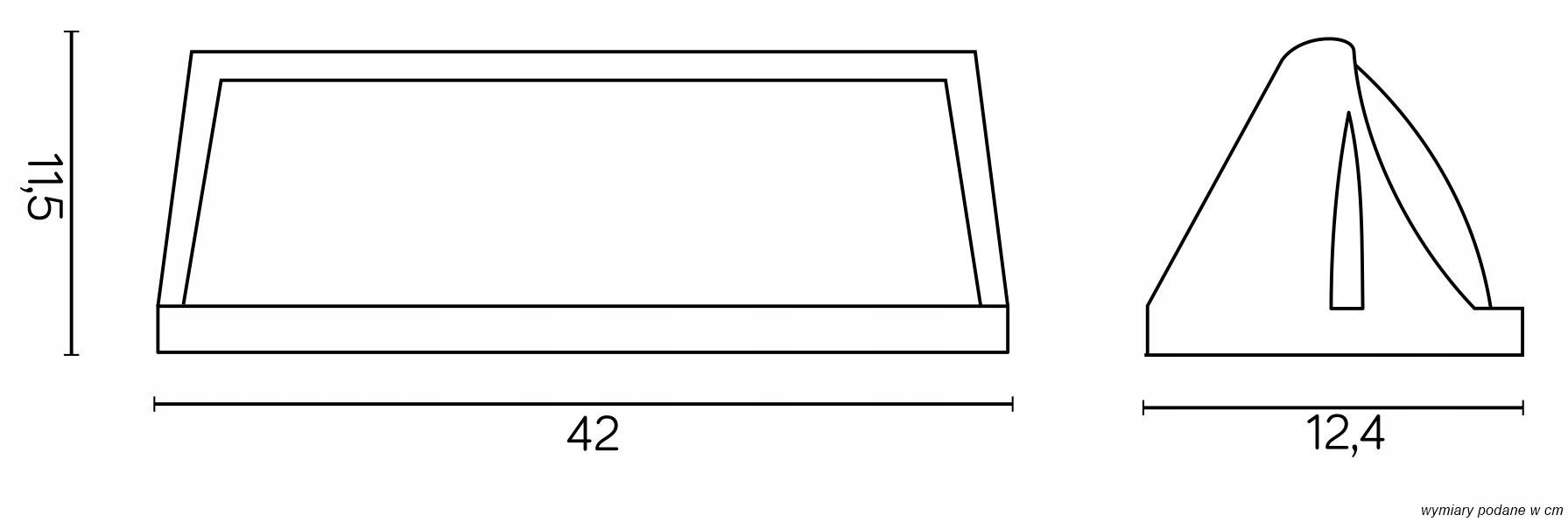 Kinkiet ogrodowy Nelly 91012C BL Suma Rodzaj gwintu E27