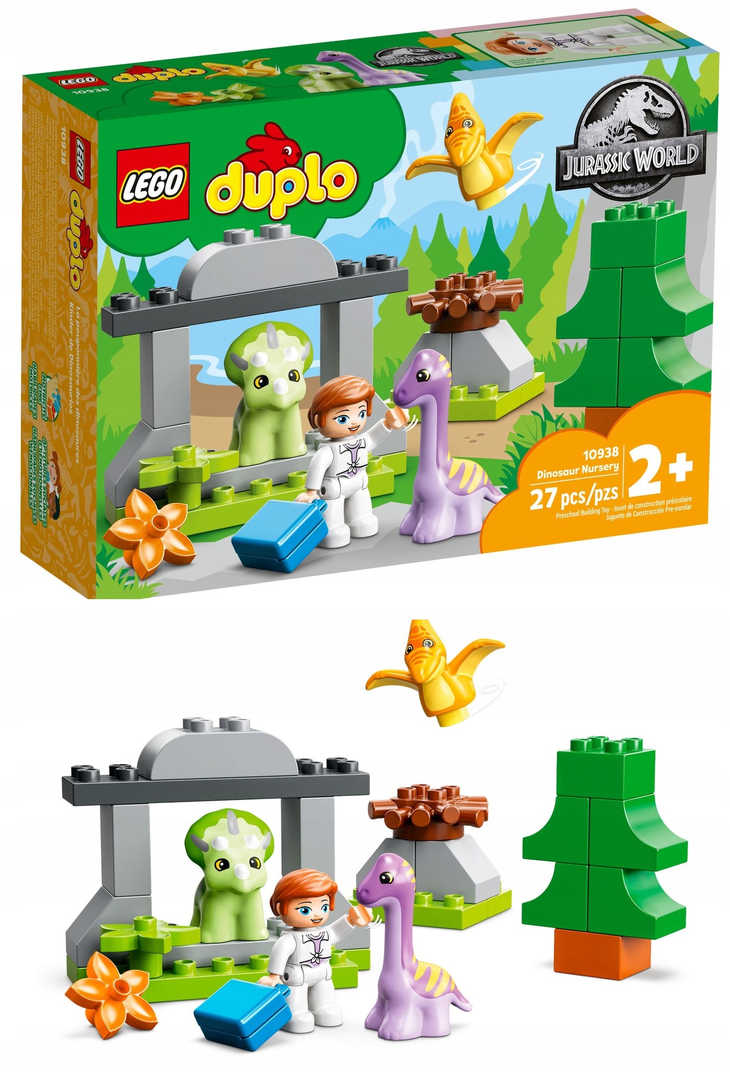 LEGO Duplo Dinozaurowa szkółka 10938